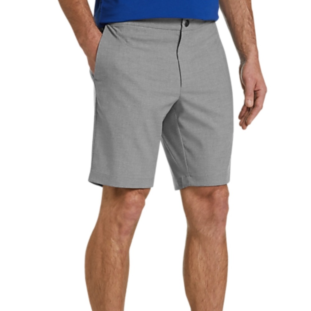 JOE Joseph Abboud Gray Slim Fit Shorts